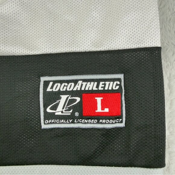 Vintage 90s Rolling Stones Logo Athletic Men's Sz Large Oversized Hockey Jersey - Picture 9 of 15